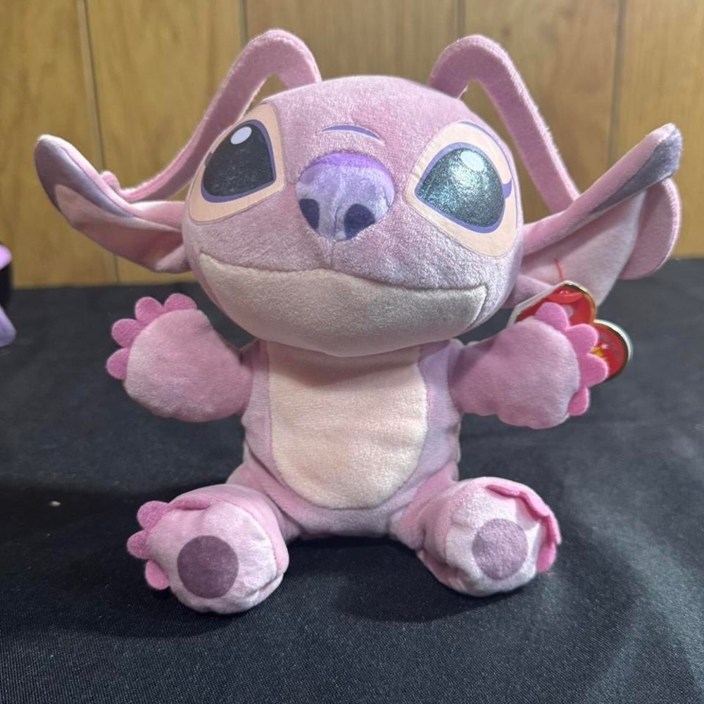 TY Beanie Baby‎ - Angel from Lilo & Stitch Stitch plush NWT